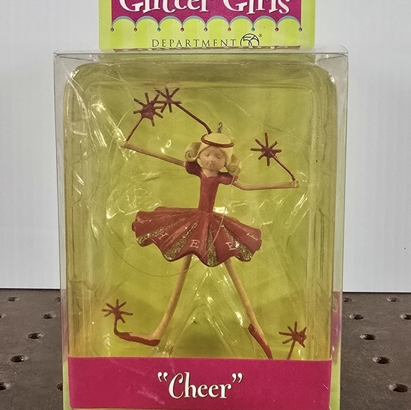 NEW Department 56 Glitter Girls Cheer Ballet Ballerina Christmas Tree Ornament - Picture 2 of 3